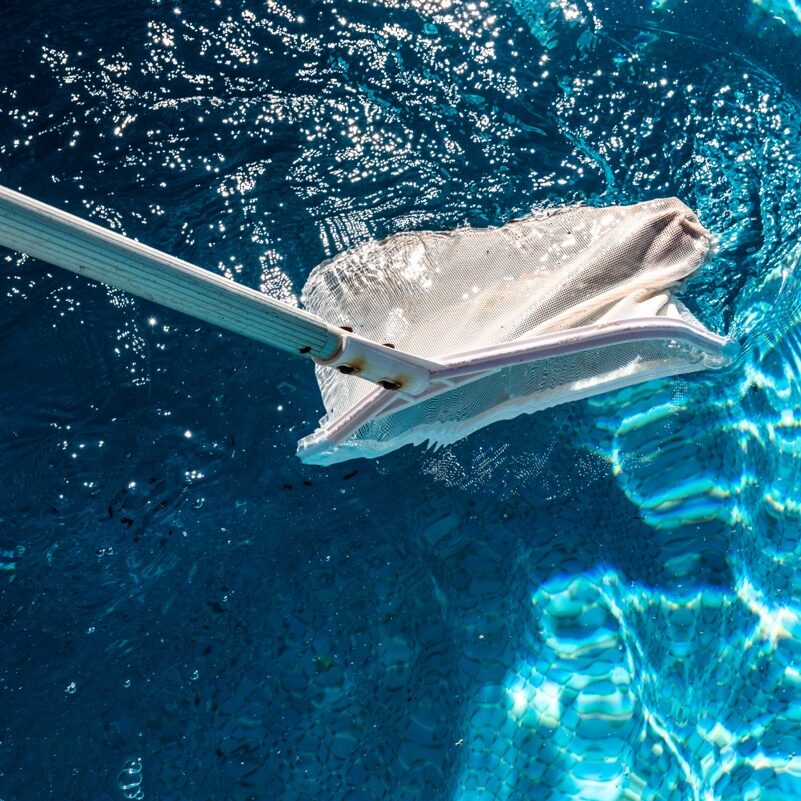 Pool Service with Leaf Skimming